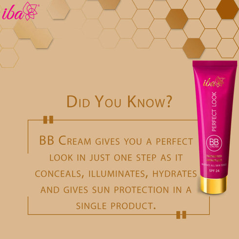 Iba Perfect Look BB Cream With 24 Karat Gold | Medium Shade
